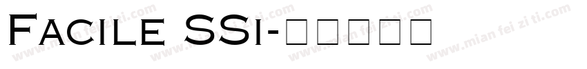 Facile SSi字体转换
